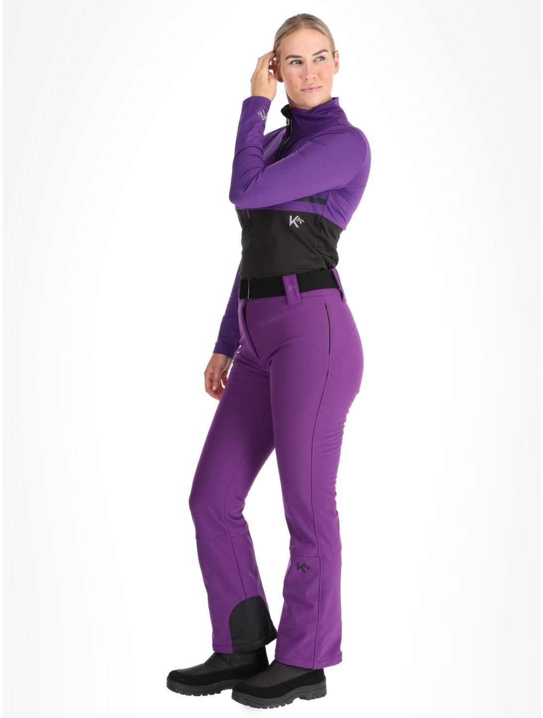 Kou Sportswear, Frost Flare Pants Softshell Skihose Damen Purple violett 