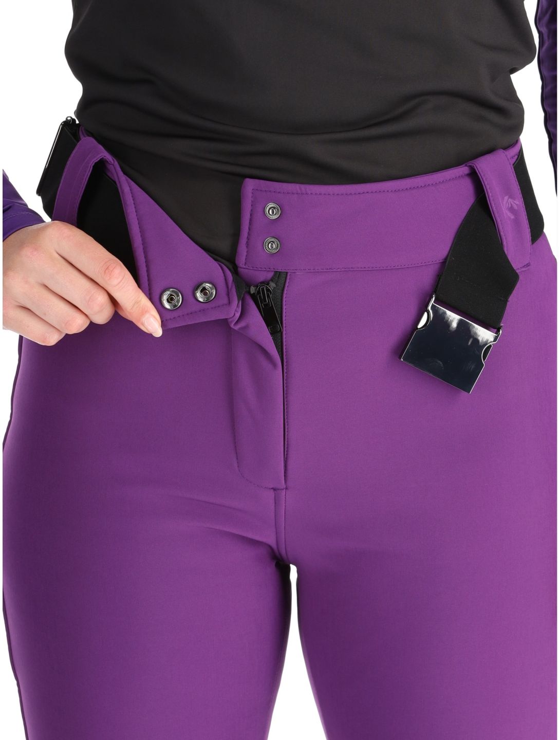 Kou Sportswear, Frost Flare Pants Softshell Skihose Damen Purple violett 