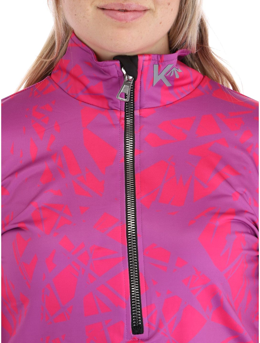 Kou Sportswear, Graphic Pullover Damen Pink-Purple rosa, violett 