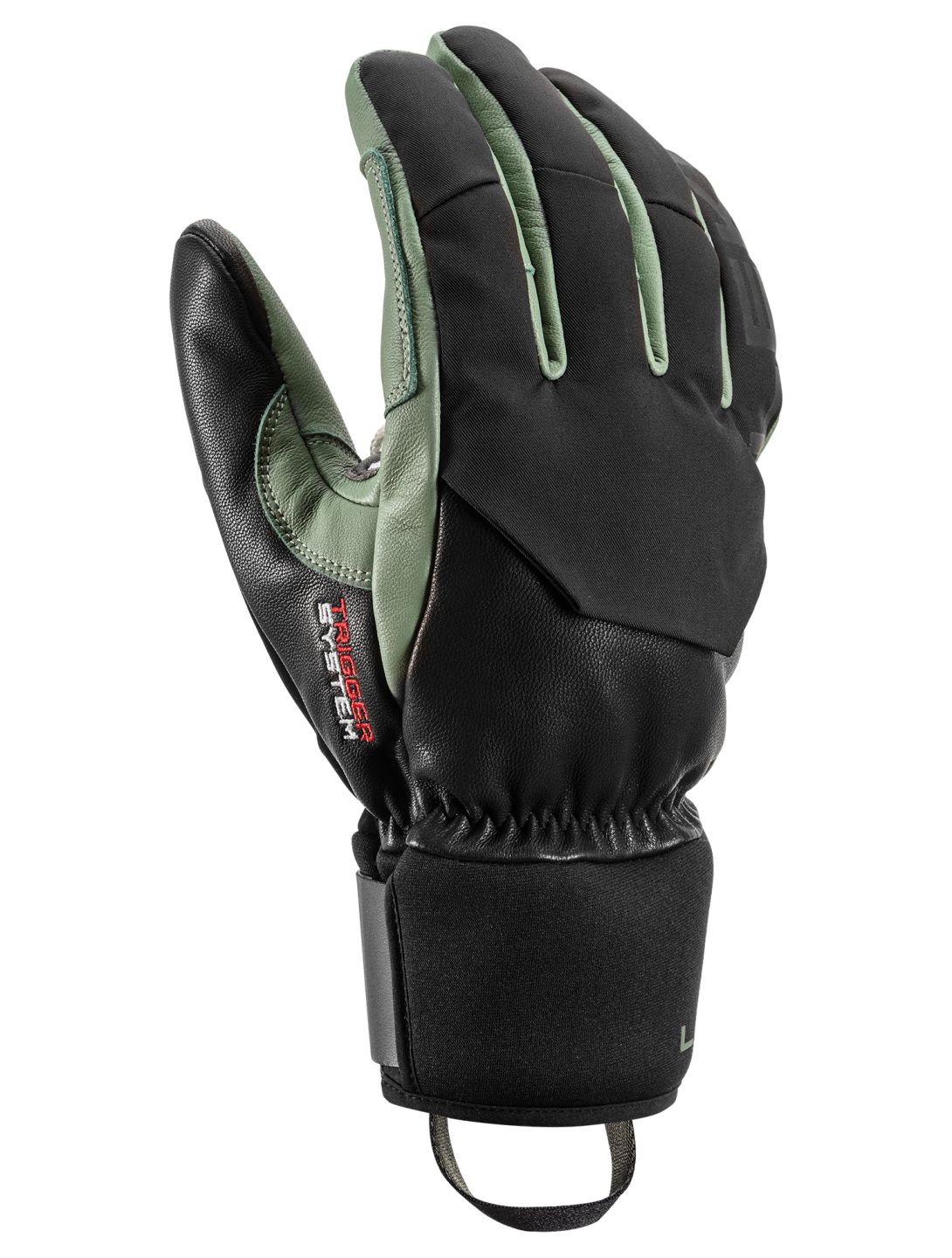 Leki, Hevon 3D Skihandschuhe Herren Black / Dusty Green grün, schwarz 