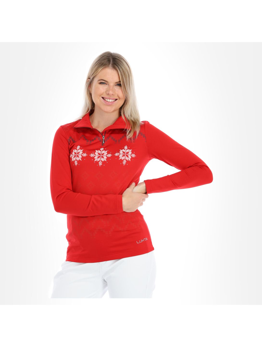 Luhta, Ernholm Pullover Damen classic rot