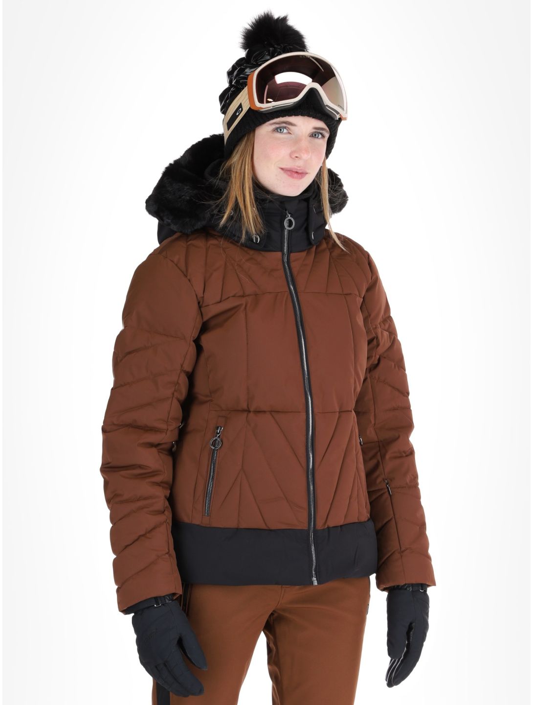 Luhta, Hakonkoski Skijacke Damen Chocolat braun 