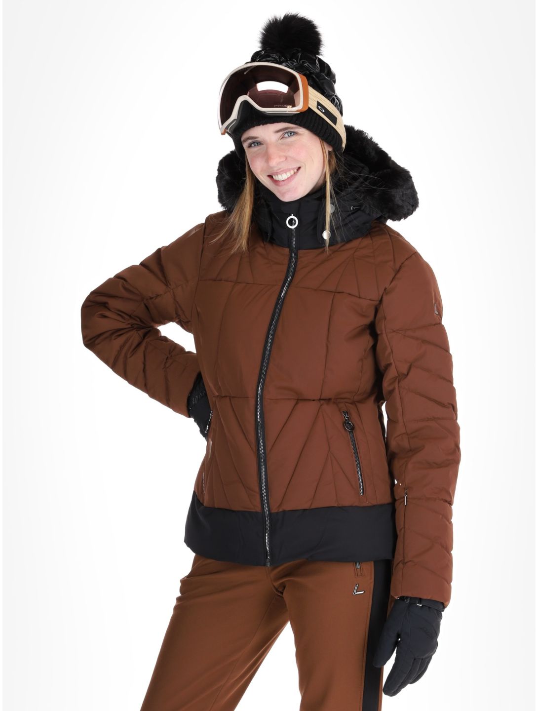 Luhta, Hakonkoski Skijacke Damen Chocolat braun 