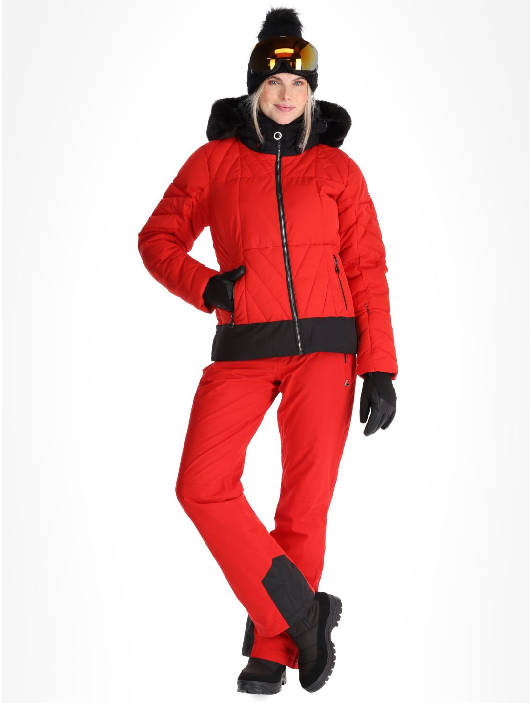 Luhta, Hakonkoski Skijacke Damen Cranberry rot 