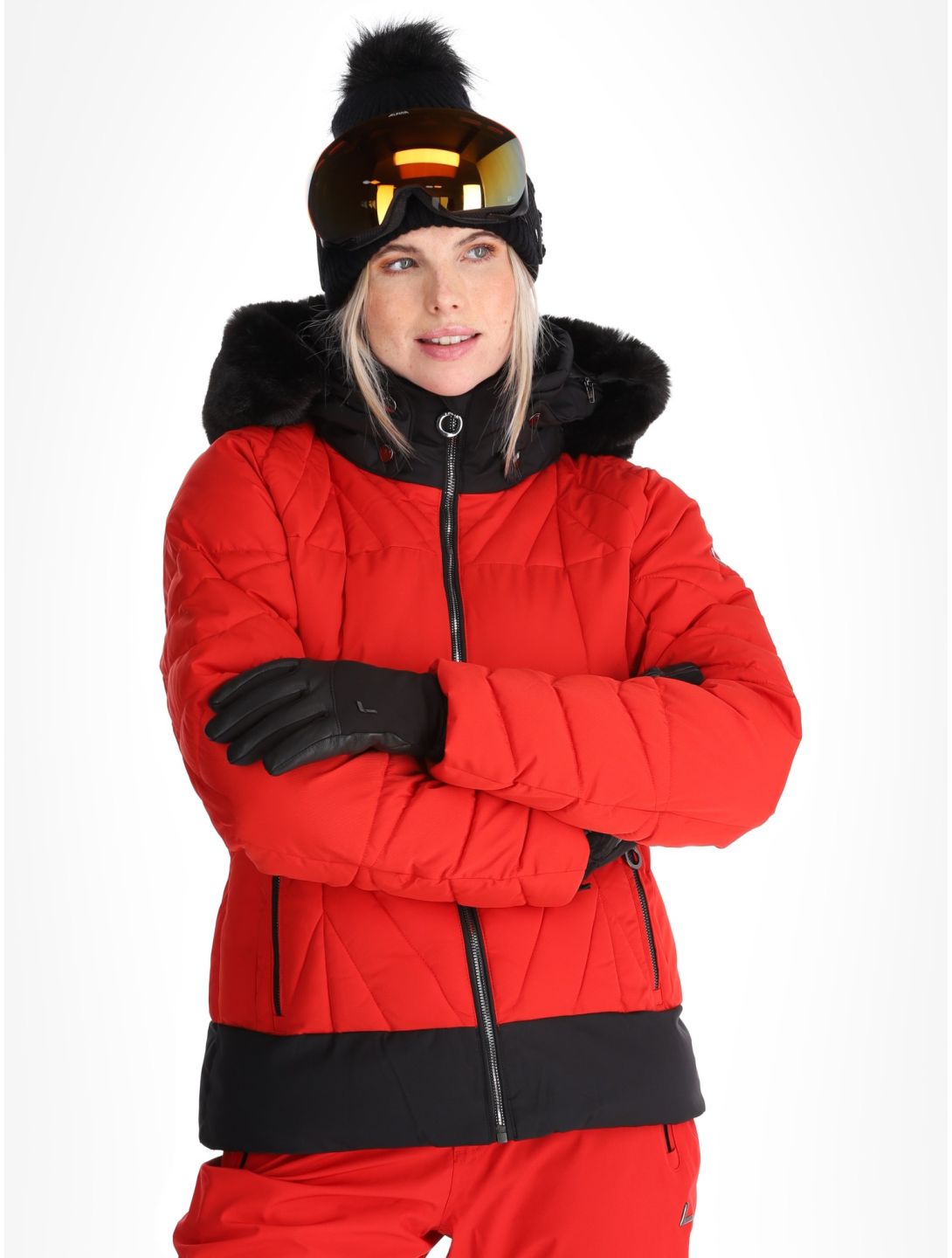 Luhta, Hakonkoski Skijacke Damen Cranberry rot 