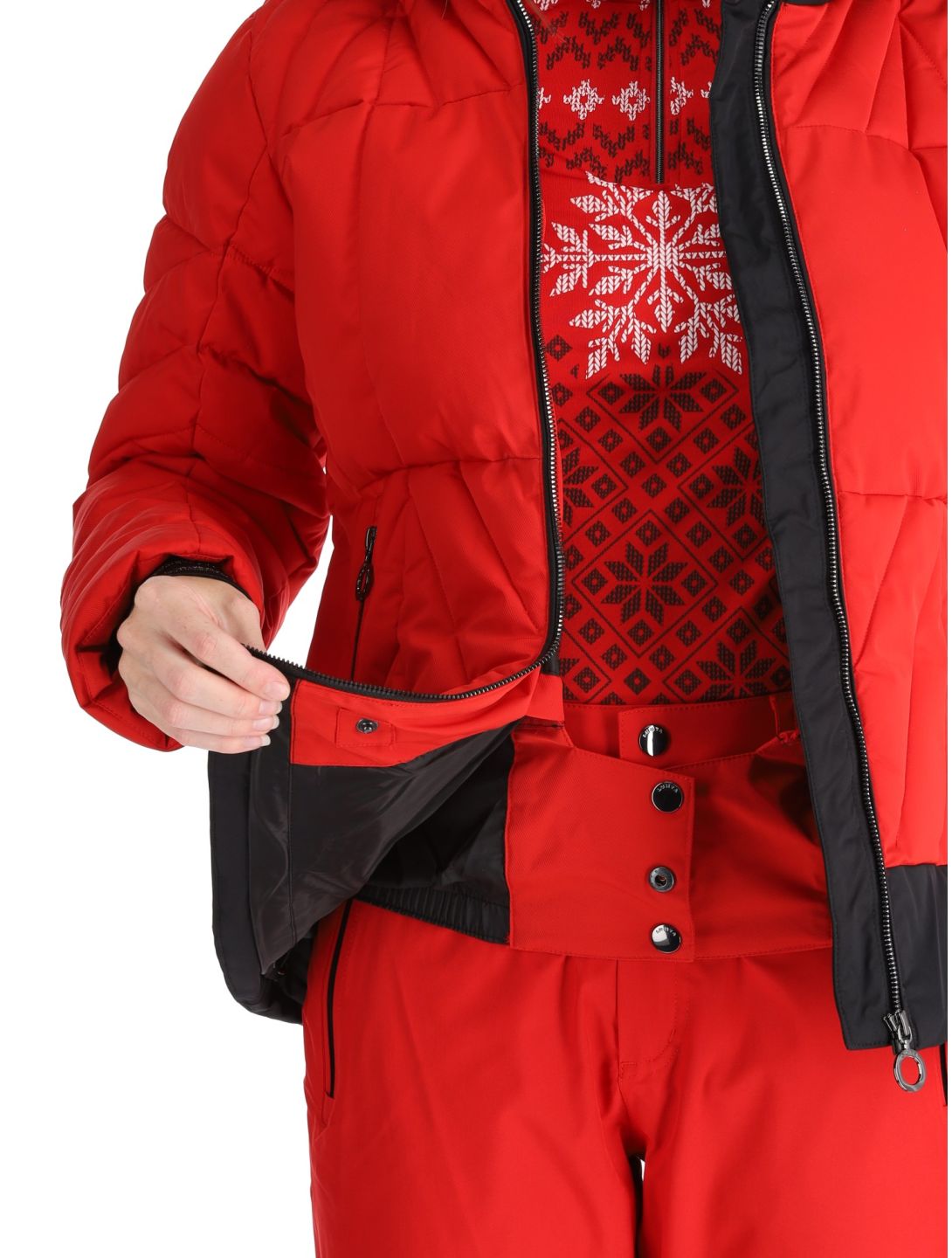 Luhta, Hakonkoski Skijacke Damen Cranberry rot 