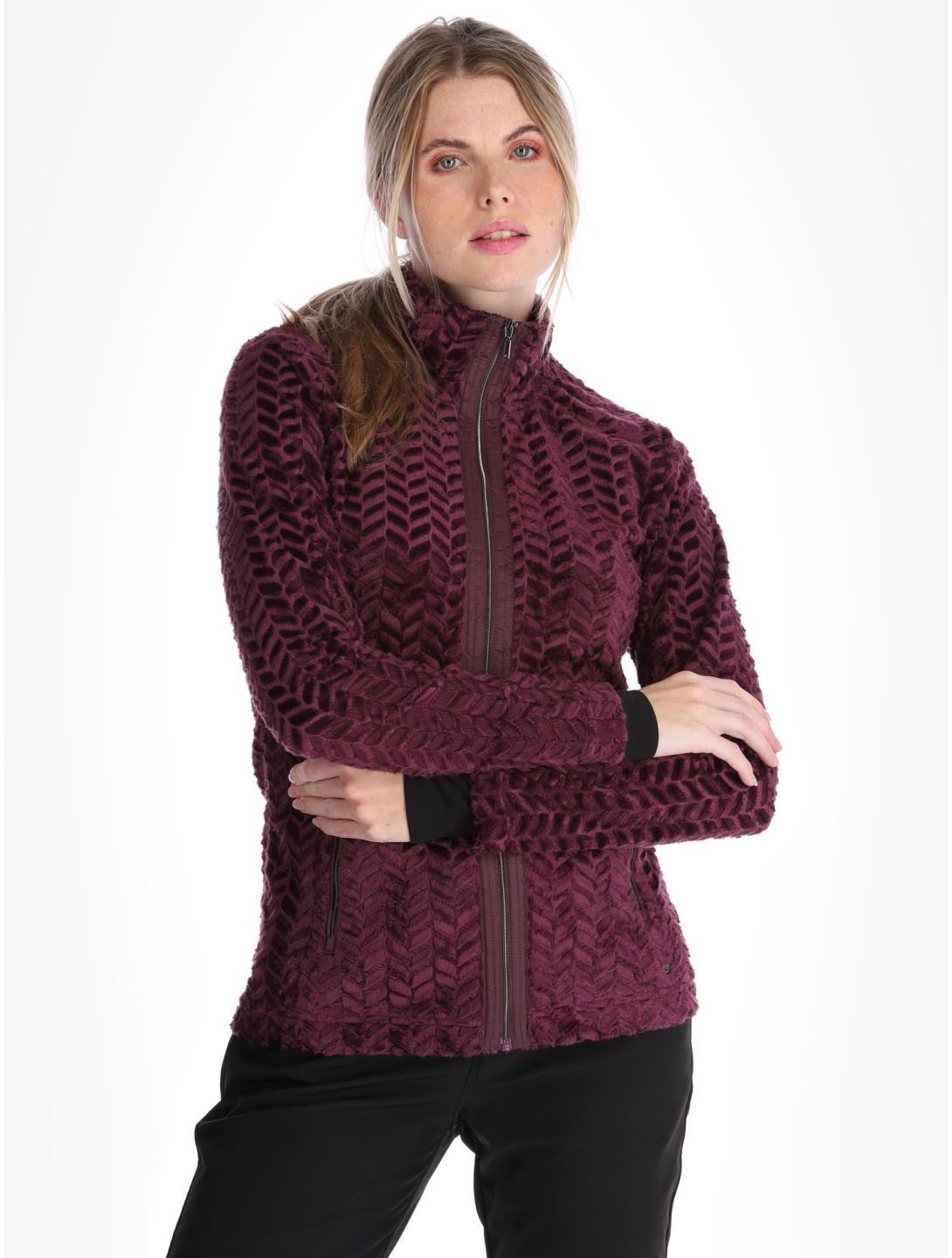 Luhta, Halmeniemi Jacke Damen Plum violett 