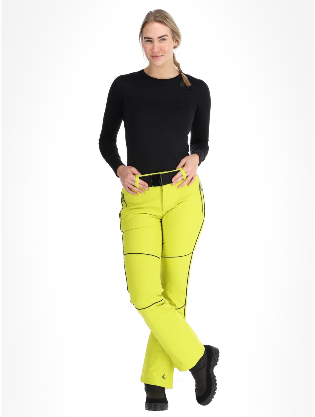 Luhta, Jaamalai Softshell Skihose Damen Aloe grün 