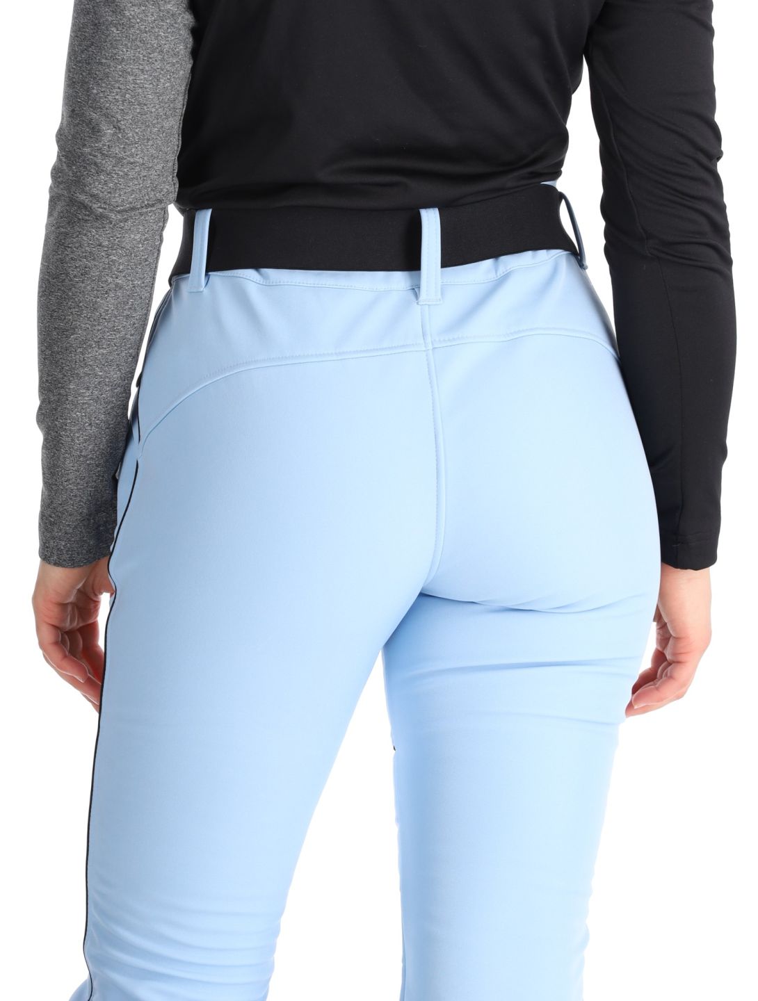 Luhta, Jaamalai C Softshell Skihose kurzes Modell Damen Light Blue blau 