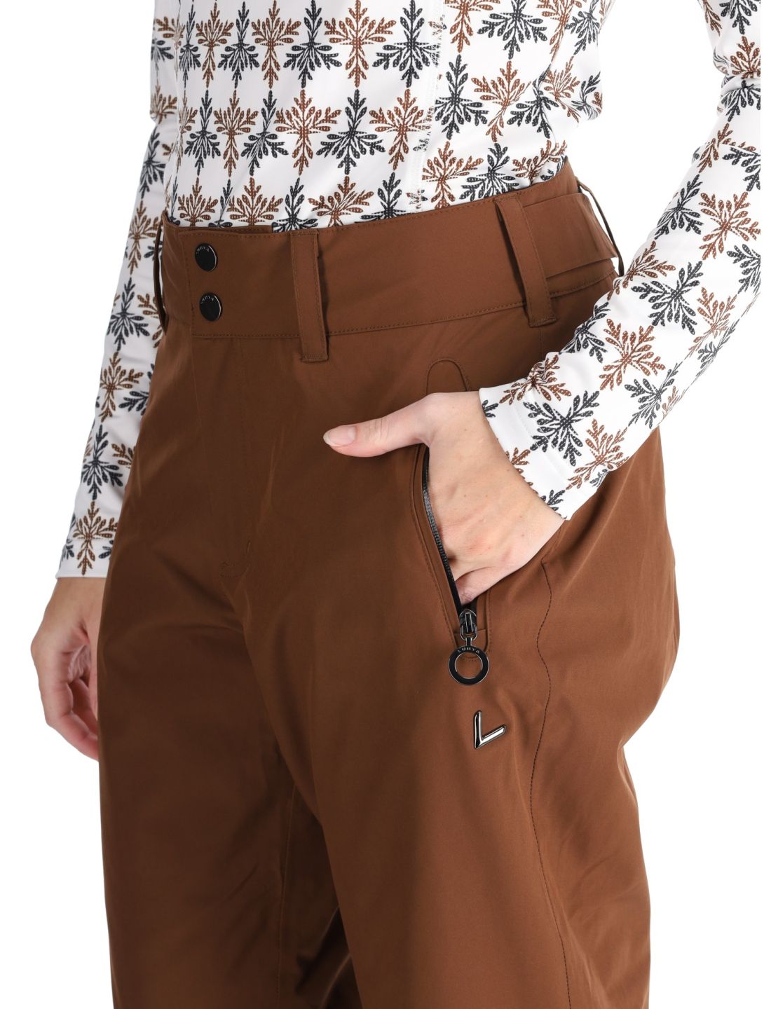 Luhta, Jero Skihose Damen Chocolat braun 