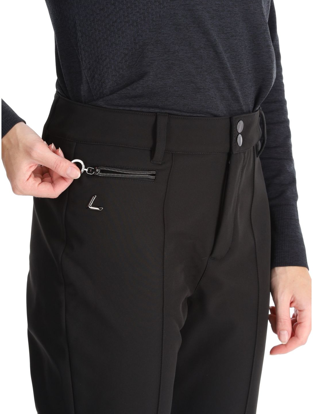 Luhta, Joentaka Softshell Skihose Damen Black schwarz 