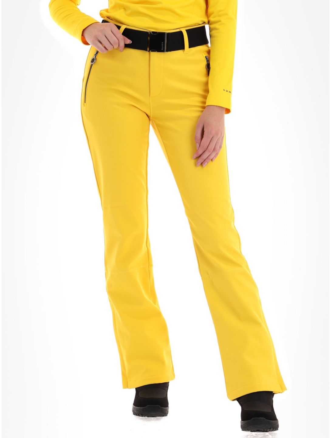 Luhta, Joentaus Softshell Skihose Damen Yellow gelb 