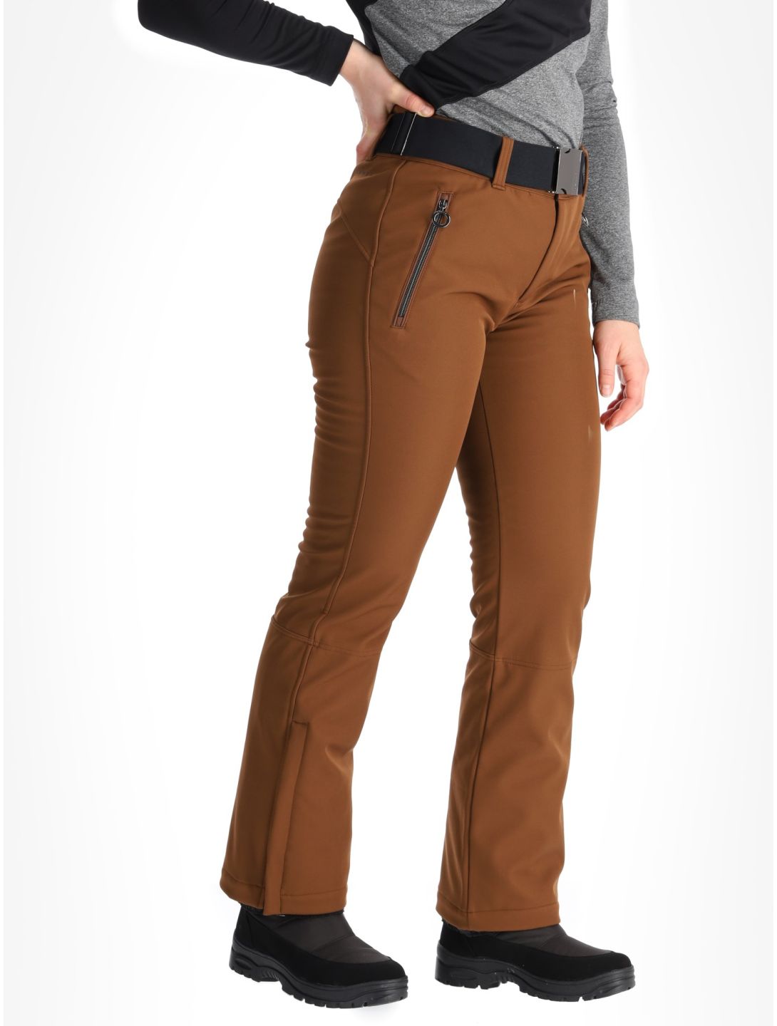 Luhta, Joentaus C Softshell Skihose Damen Chocolat braun 