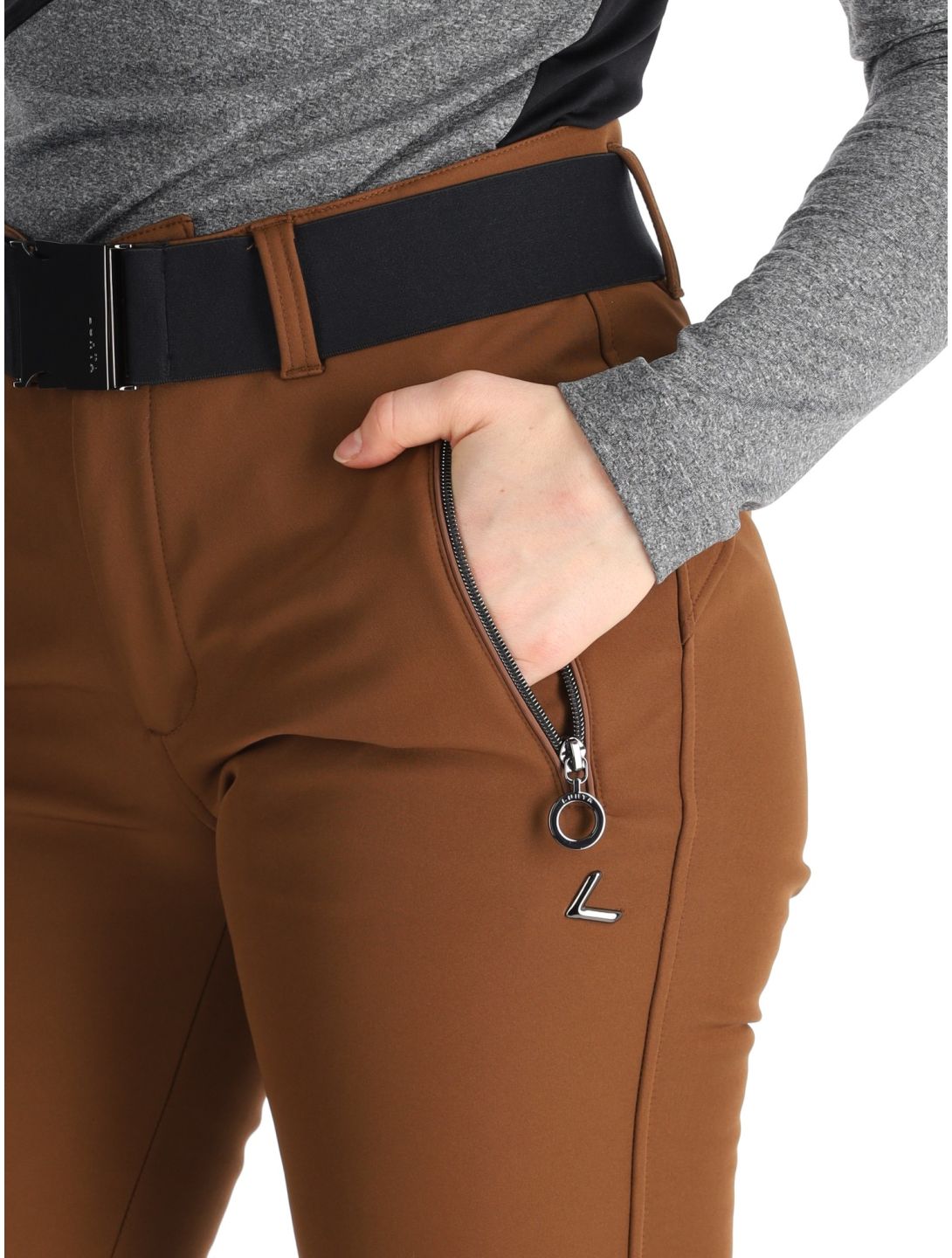 Luhta, Joentaus C Softshell Skihose Damen Chocolat braun 