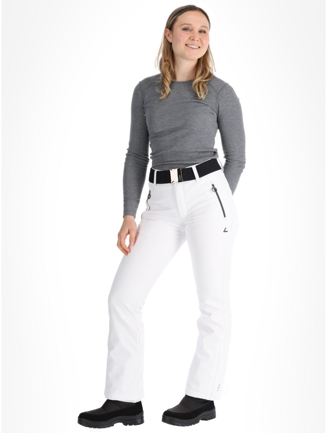 Luhta, Joentaus C Softshell Skihose kurzes Modell Damen Optic White weiß 