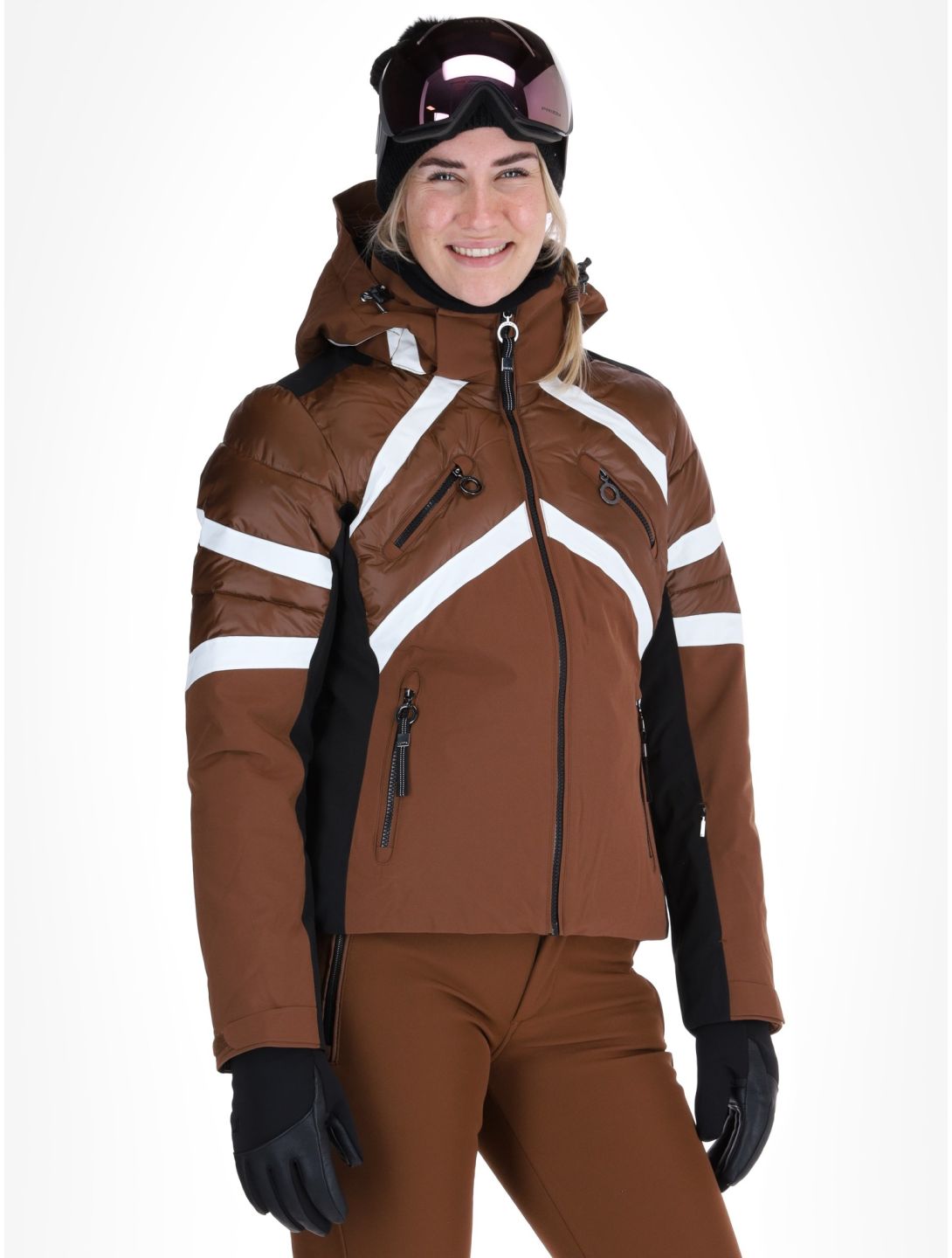 Luhta, Kaamanen Skijacke Damen Chocolat braun 