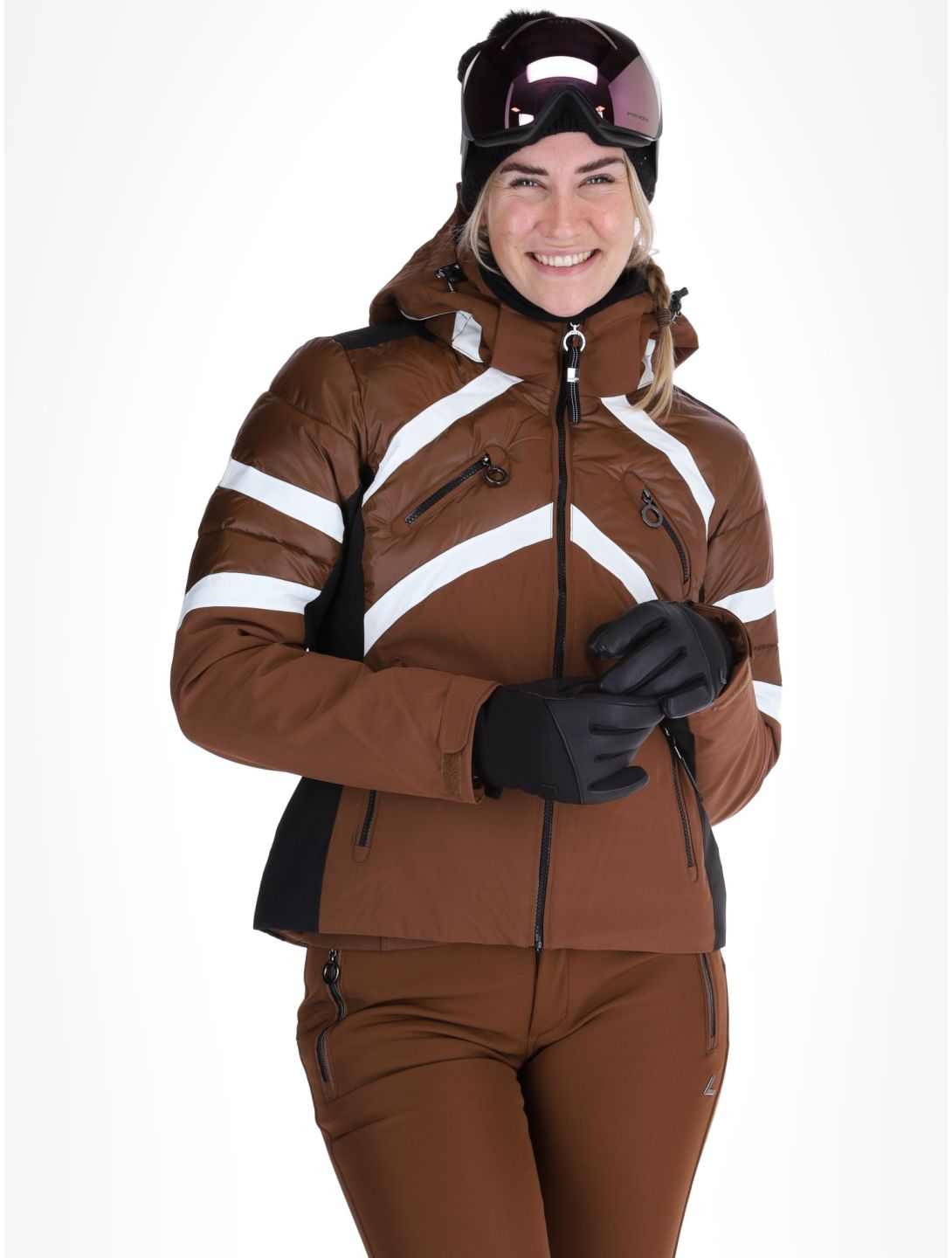 Luhta, Kaamanen Skijacke Damen Chocolat braun 