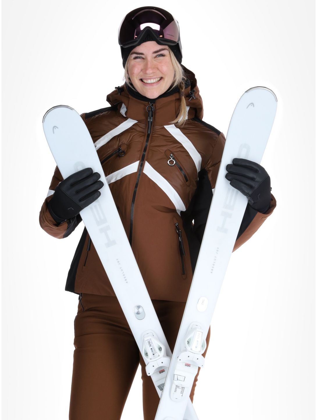 Luhta, Kaamanen Skijacke Damen Chocolat braun 