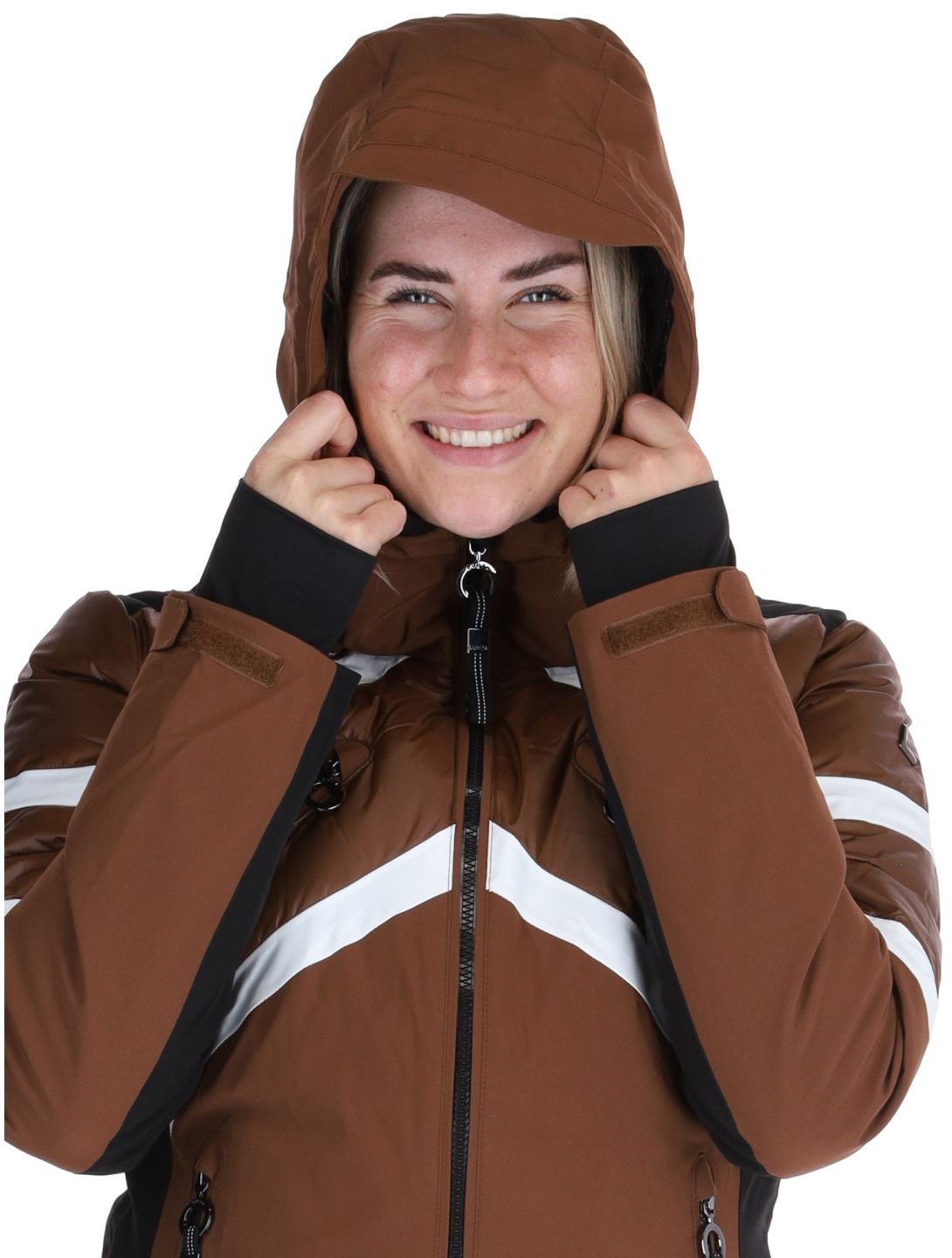 Luhta, Kaamanen Skijacke Damen Chocolat braun 