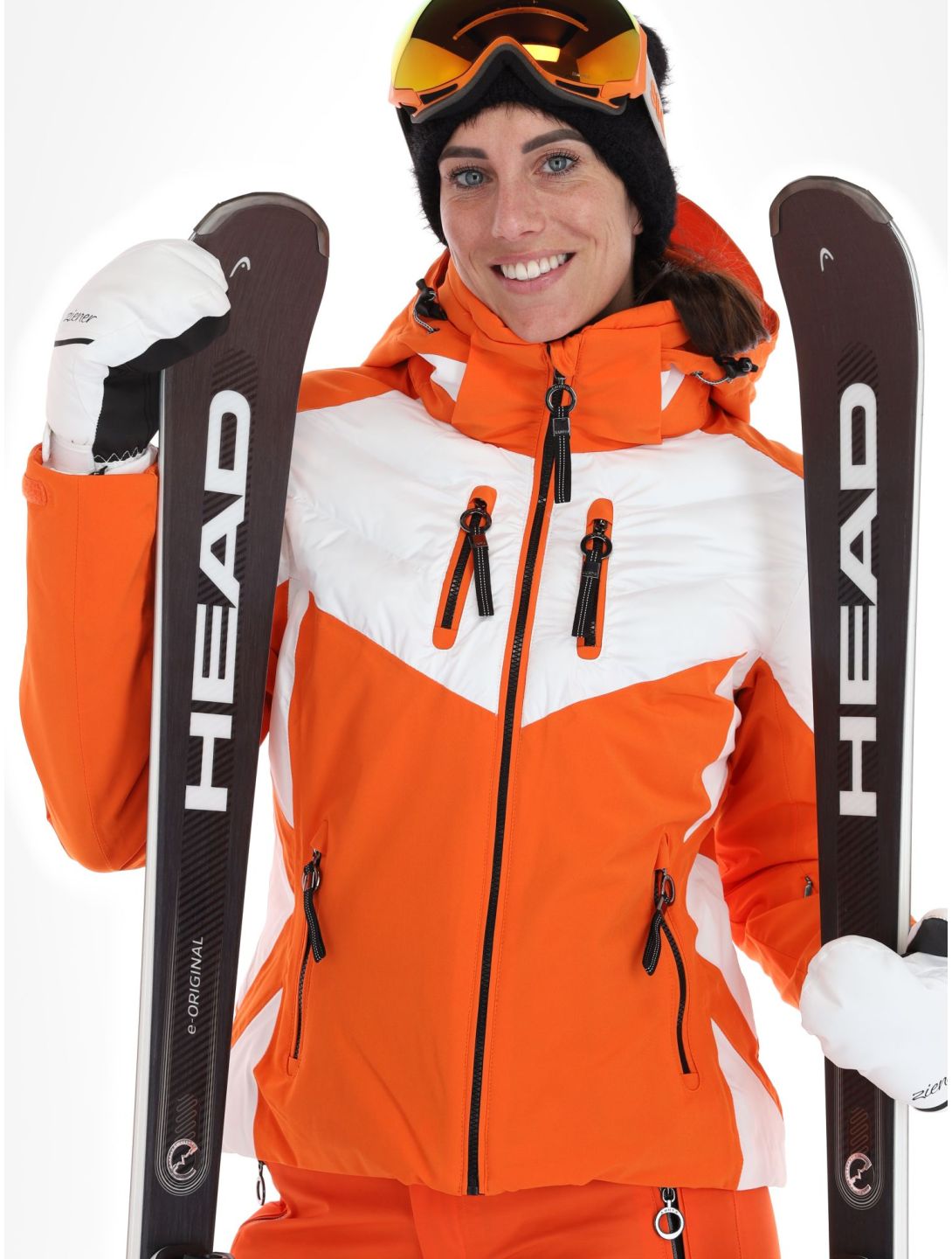 Luhta, Kanervala Skijacke Damen Orange orange, weiß 