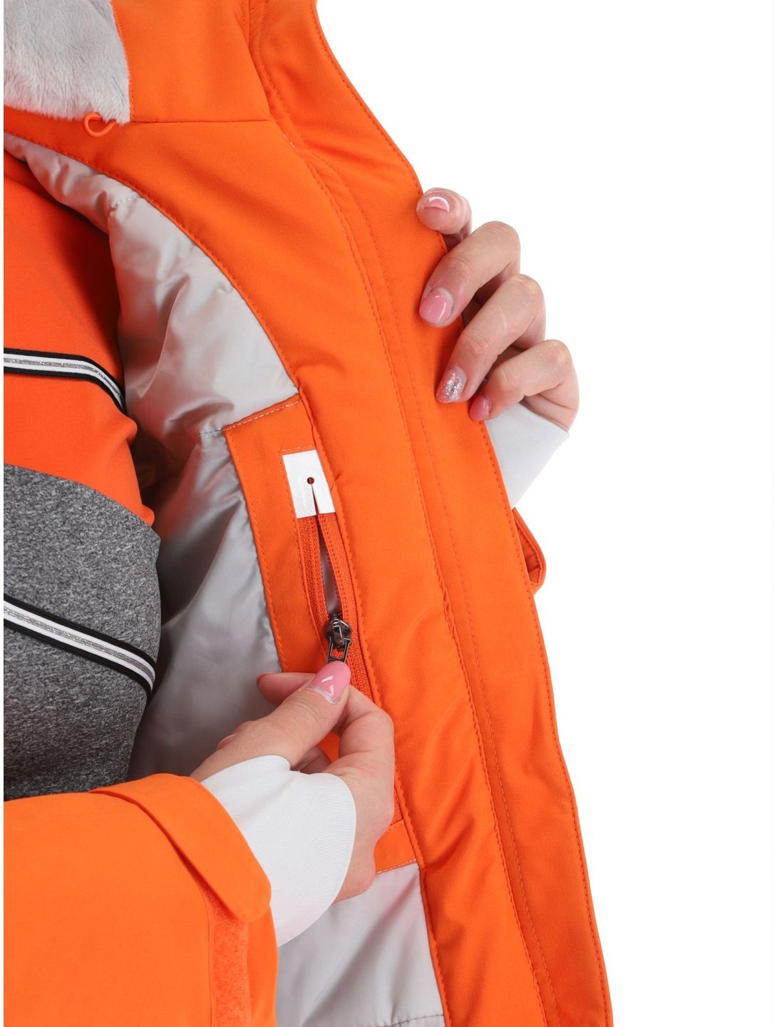 Luhta, Kanervala Skijacke Damen Orange orange, weiß 