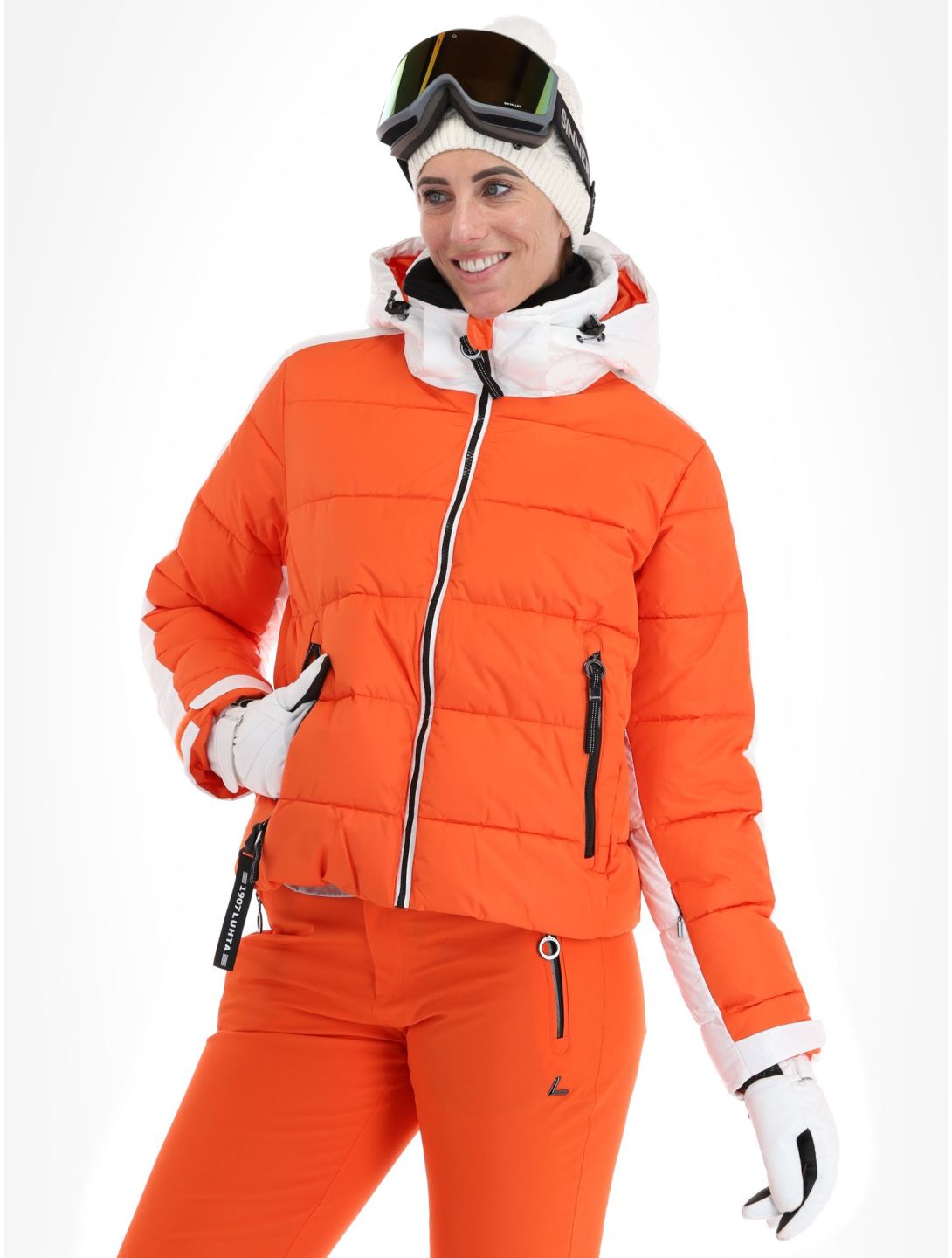 Luhta, Karhutunturi Skijacke Damen Orange orange, weiß 