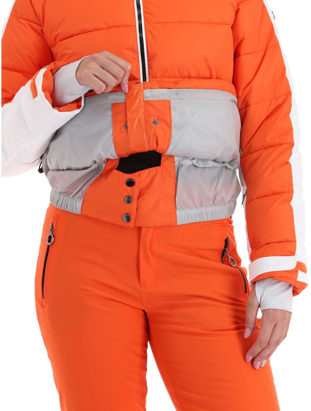 Luhta, Karhutunturi Skijacke Damen Orange orange, weiß 