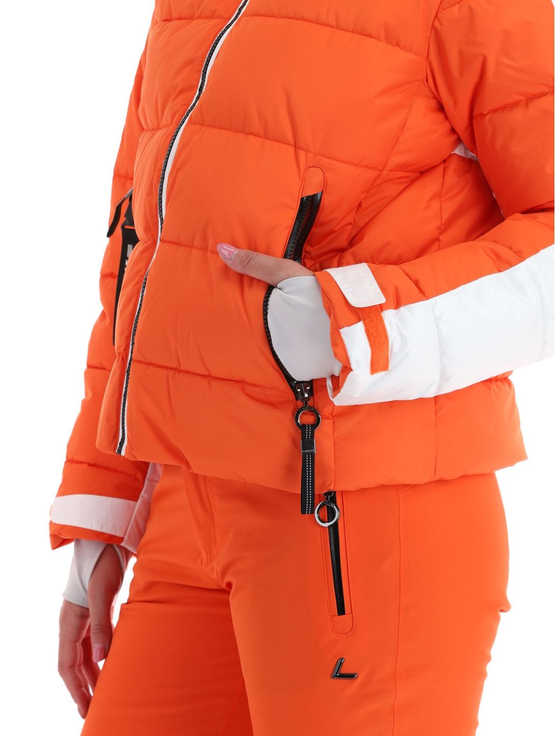 Luhta, Karhutunturi Skijacke Damen Orange orange, weiß 