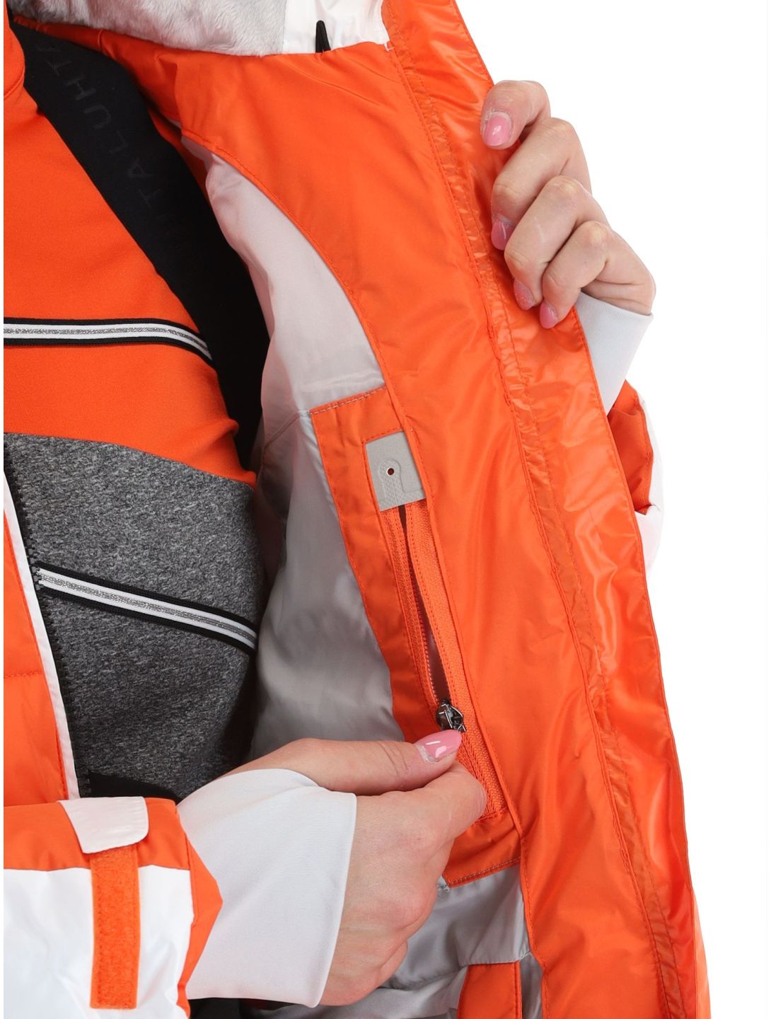 Luhta, Karhutunturi Skijacke Damen Orange orange, weiß 