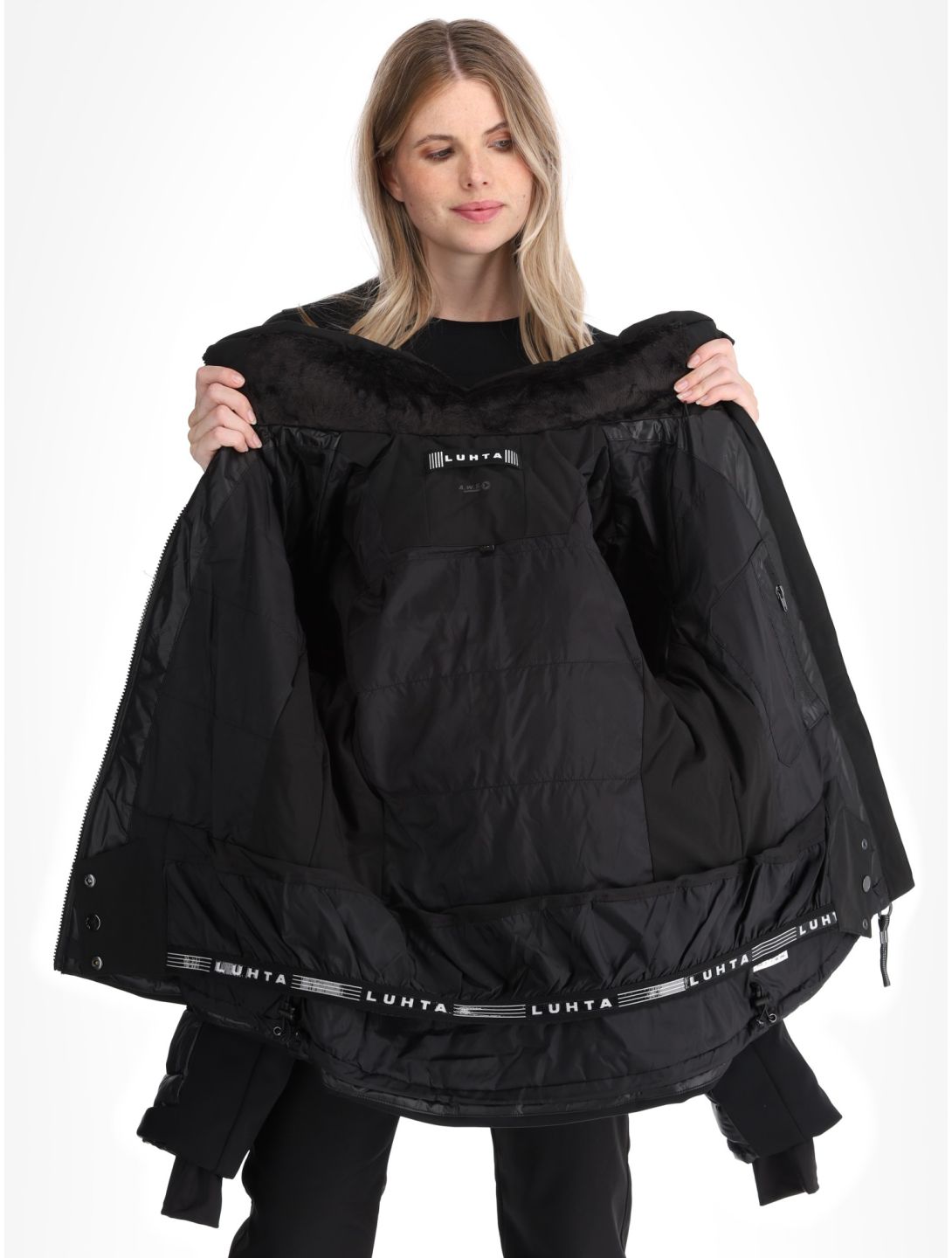 Luhta, Kuivasalmi Skijacke Damen Black schwarz 