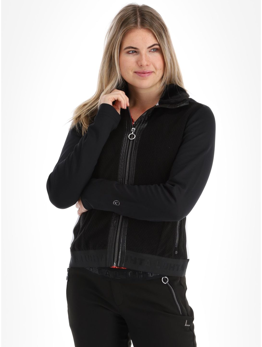 Luhta, Lainiotunturi Jacke Damen Black grau, schwarz 