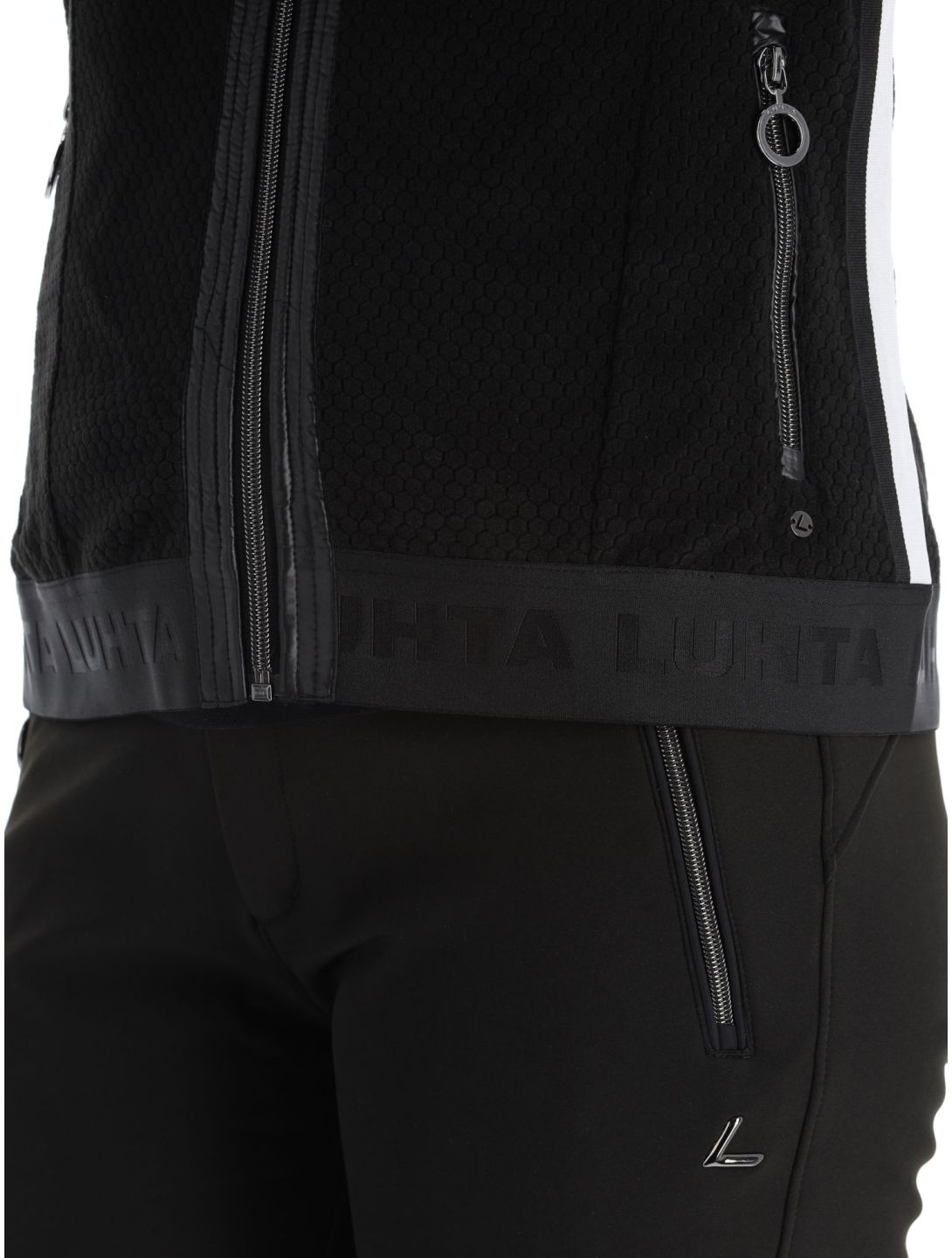 Luhta, Lainiotunturi Jacke Damen Black grau, schwarz 