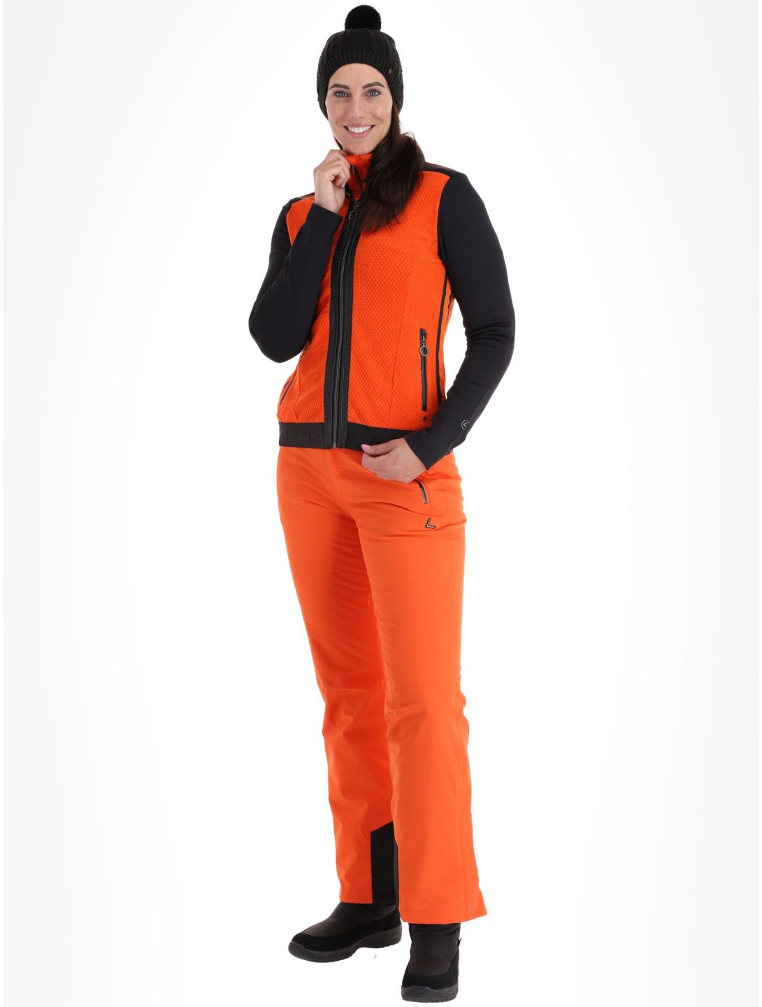 Luhta, Lainiotunturi Jacke Damen Orange orange, schwarz 