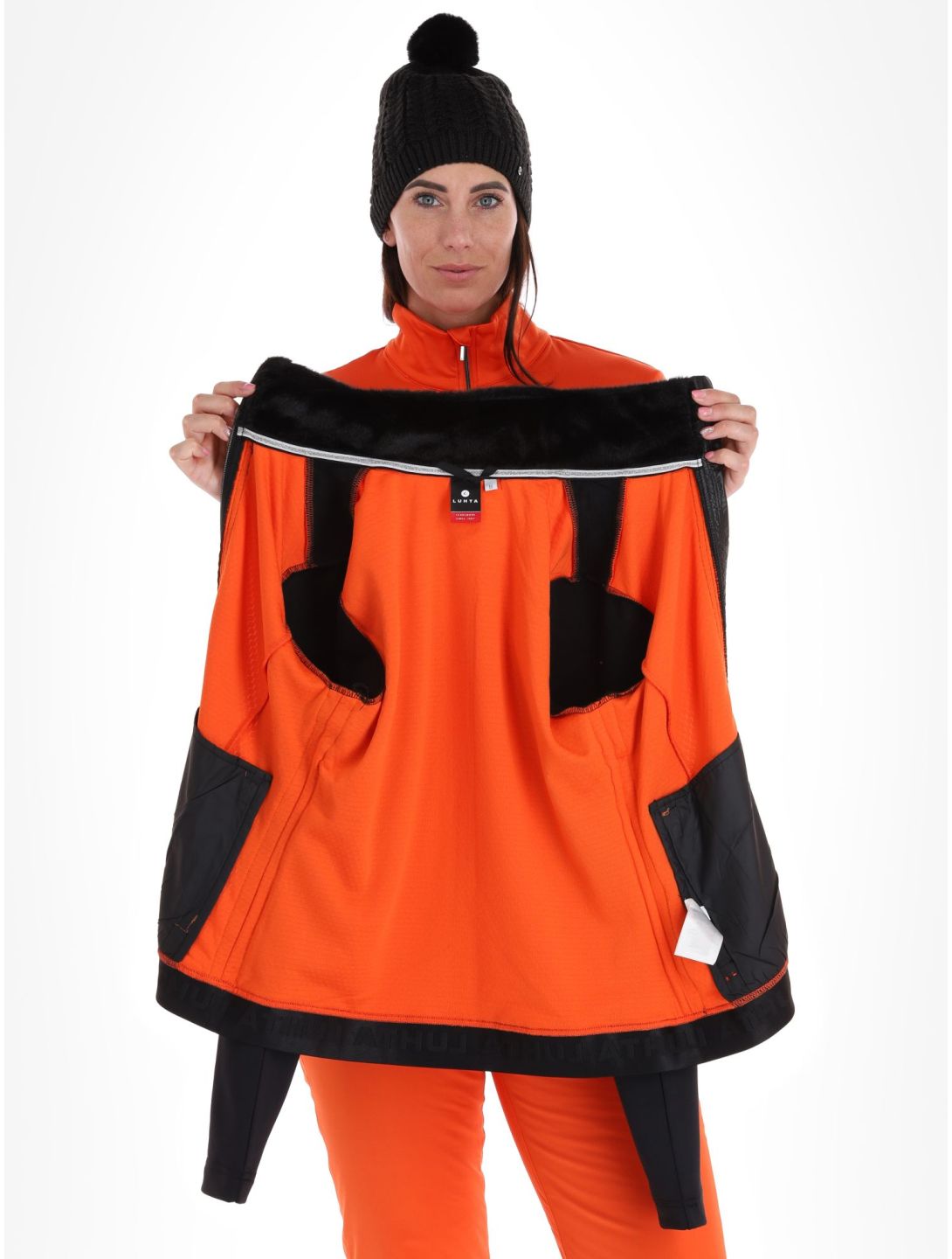 Luhta, Lainiotunturi Jacke Damen Orange orange, schwarz 