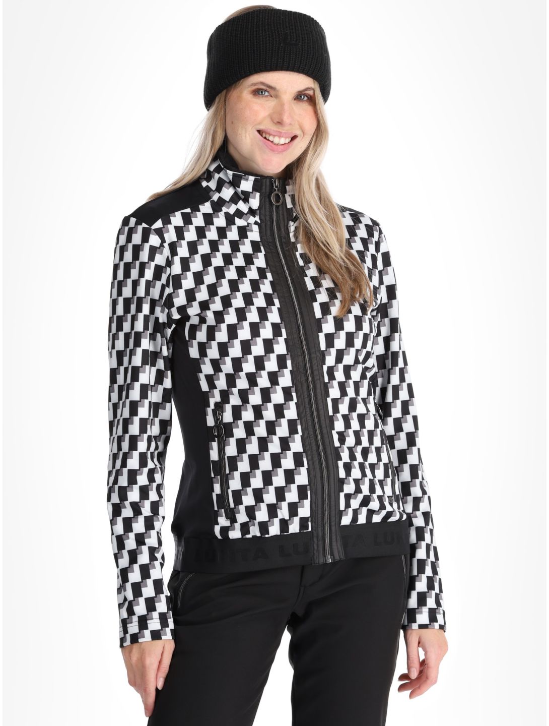 Luhta, Lompola Jacke Damen Black / White schwarz, weiß 