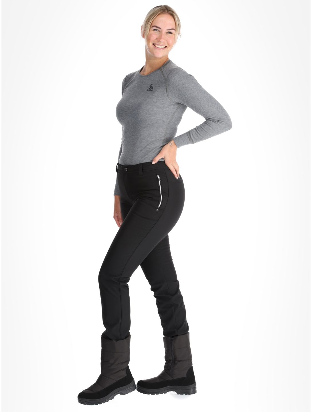 Luhta, Erottaja Softshell Skihose Damen Black schwarz 