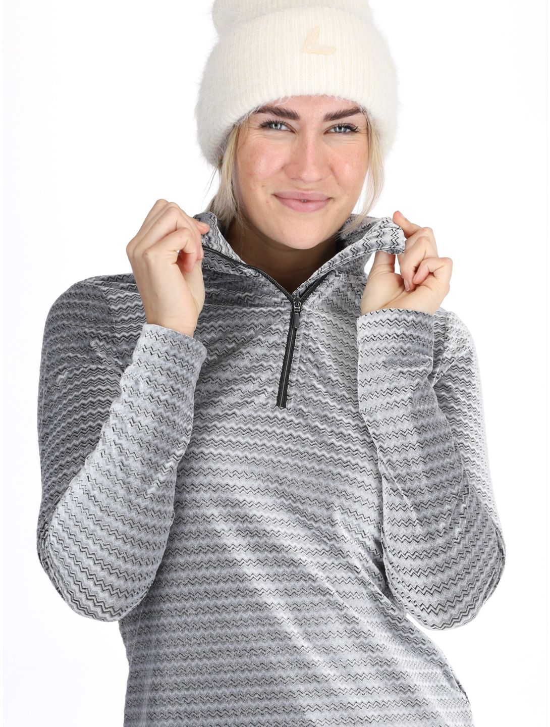 Luhta, Haltiansaar Pullover Damen Anthracite grau 