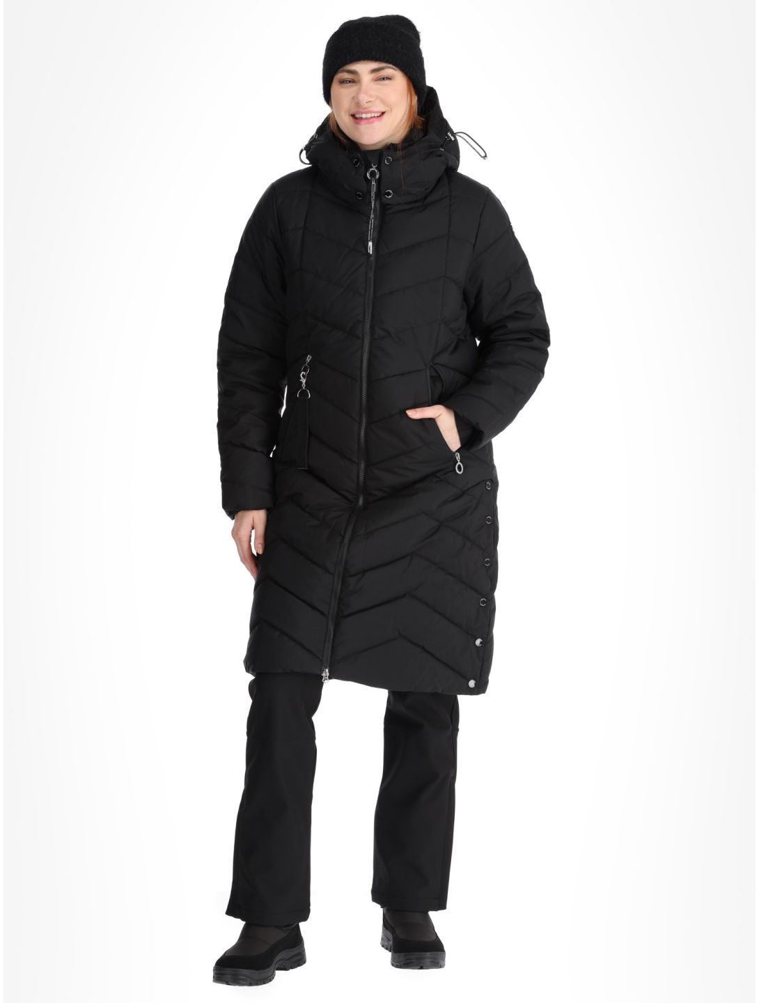 Luhta, Iiksi Skijacke Damen Basic Black schwarz 