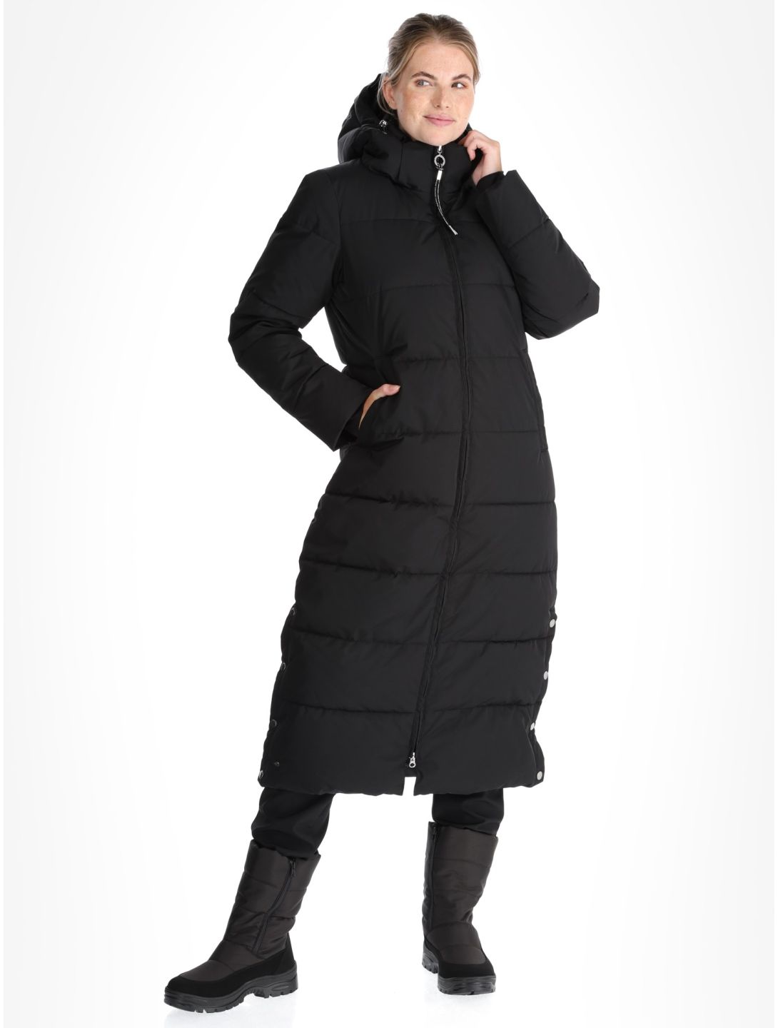 Luhta, Iisalmi Winterjacke Damen Basic Black schwarz 