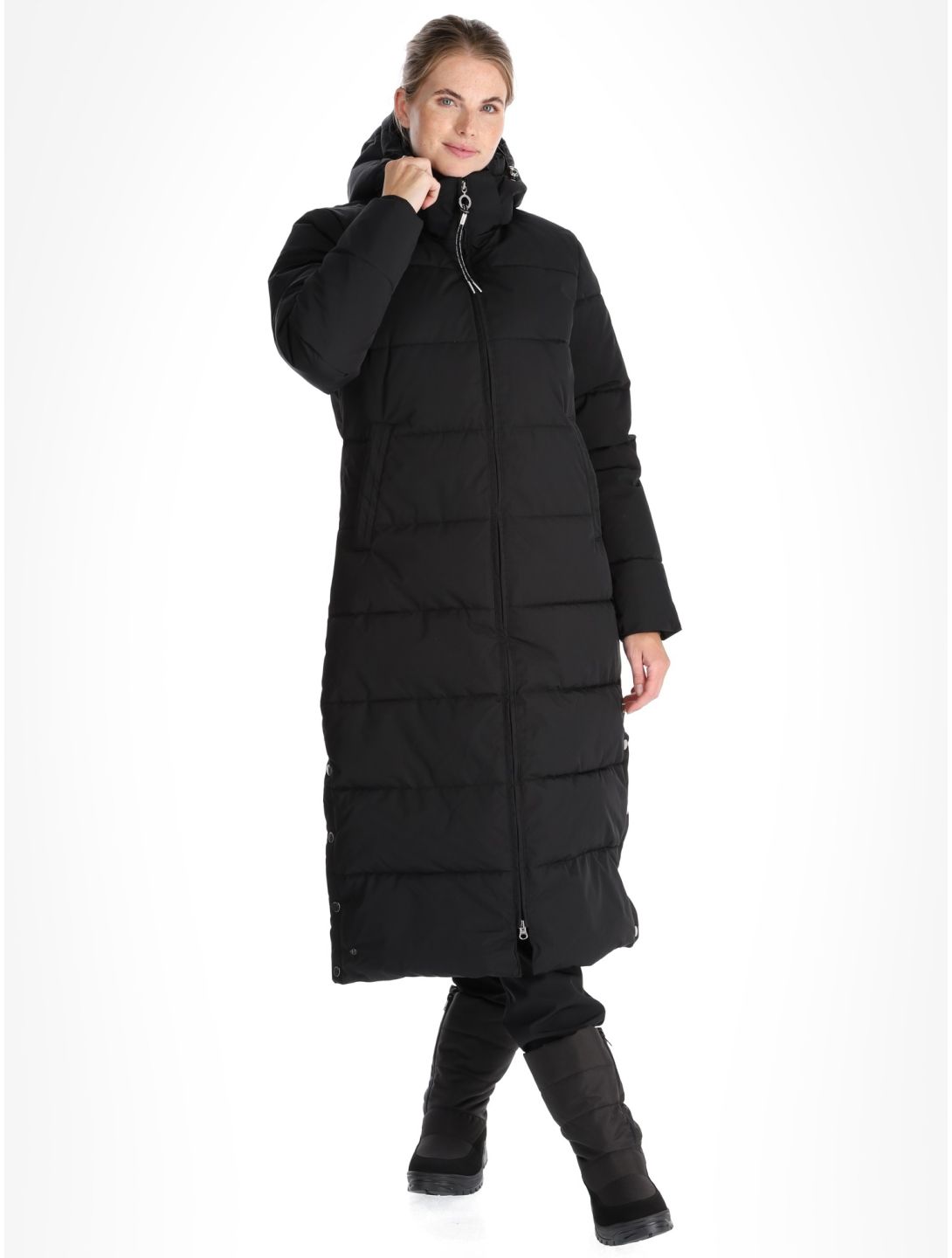 Luhta, Iisalmi Winterjacke Damen Basic Black schwarz 