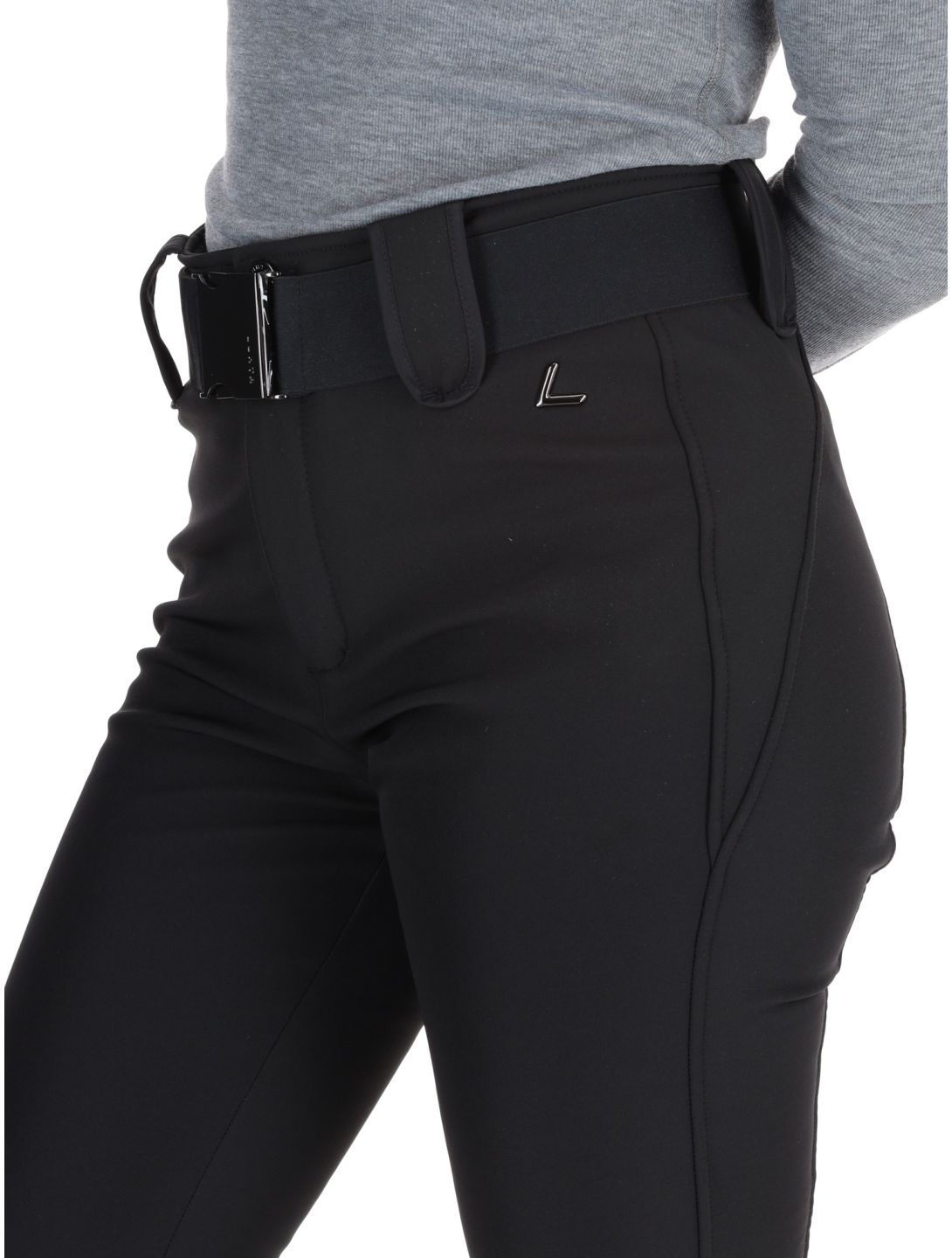 Luhta, Joensuu C Softshell Skihose kurzes Modell Damen Black schwarz 