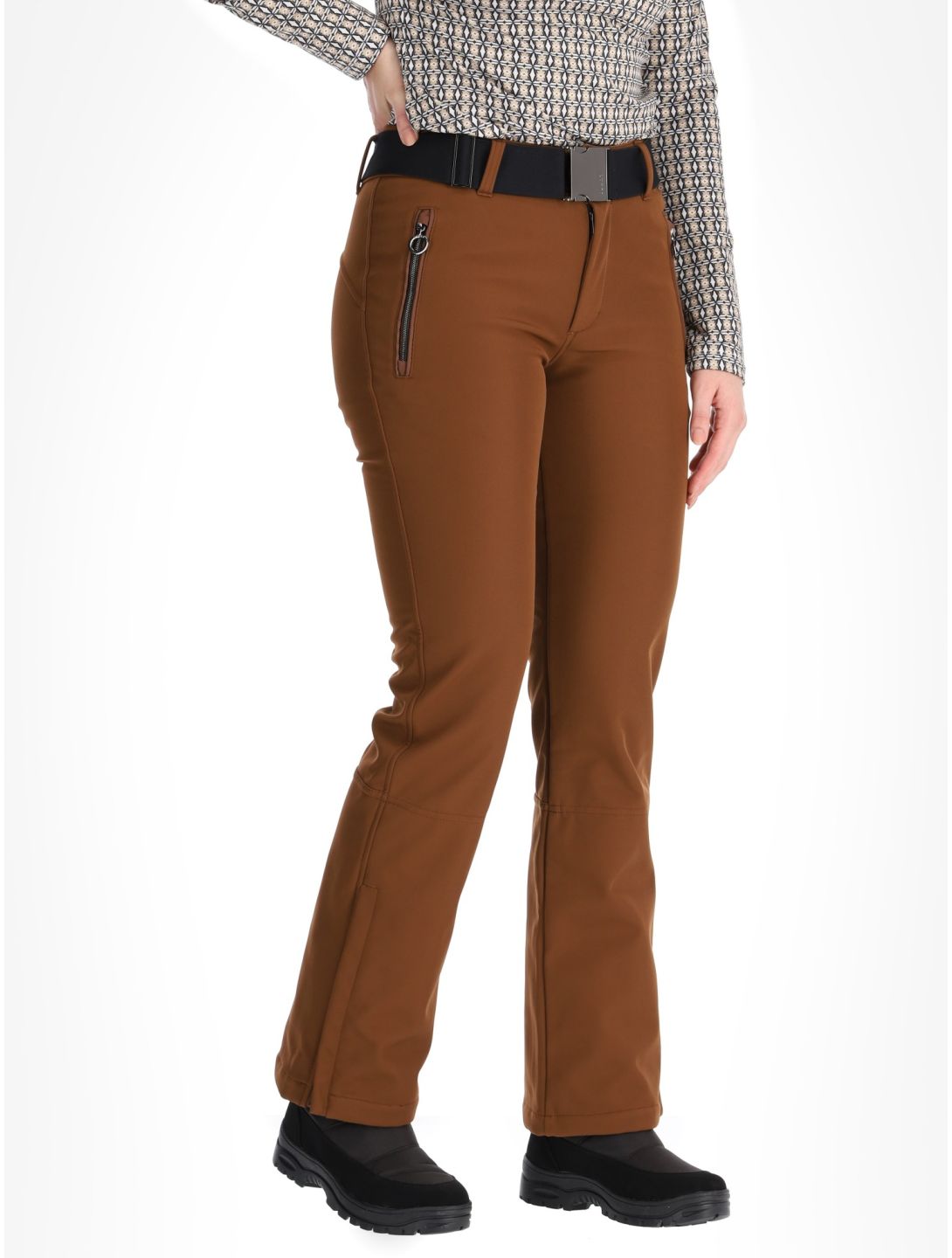 Luhta, Joentaus Softshell Skihose Damen Chocolat braun 