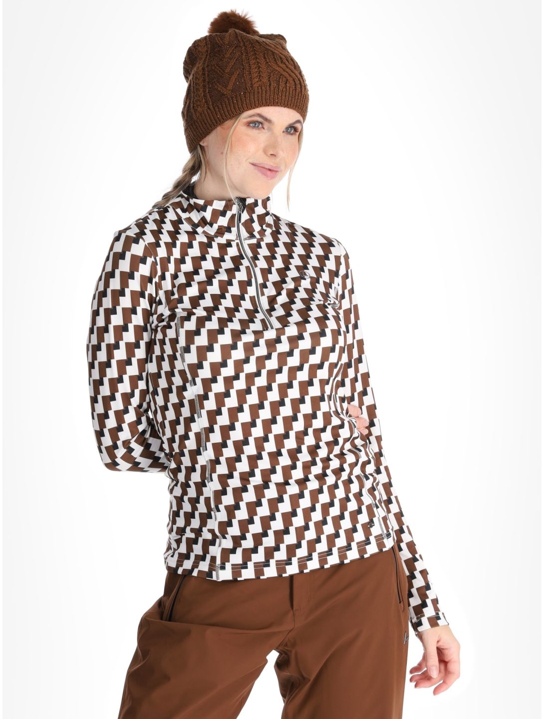 Luhta, Karstula Pullover Damen Chocolat braun 