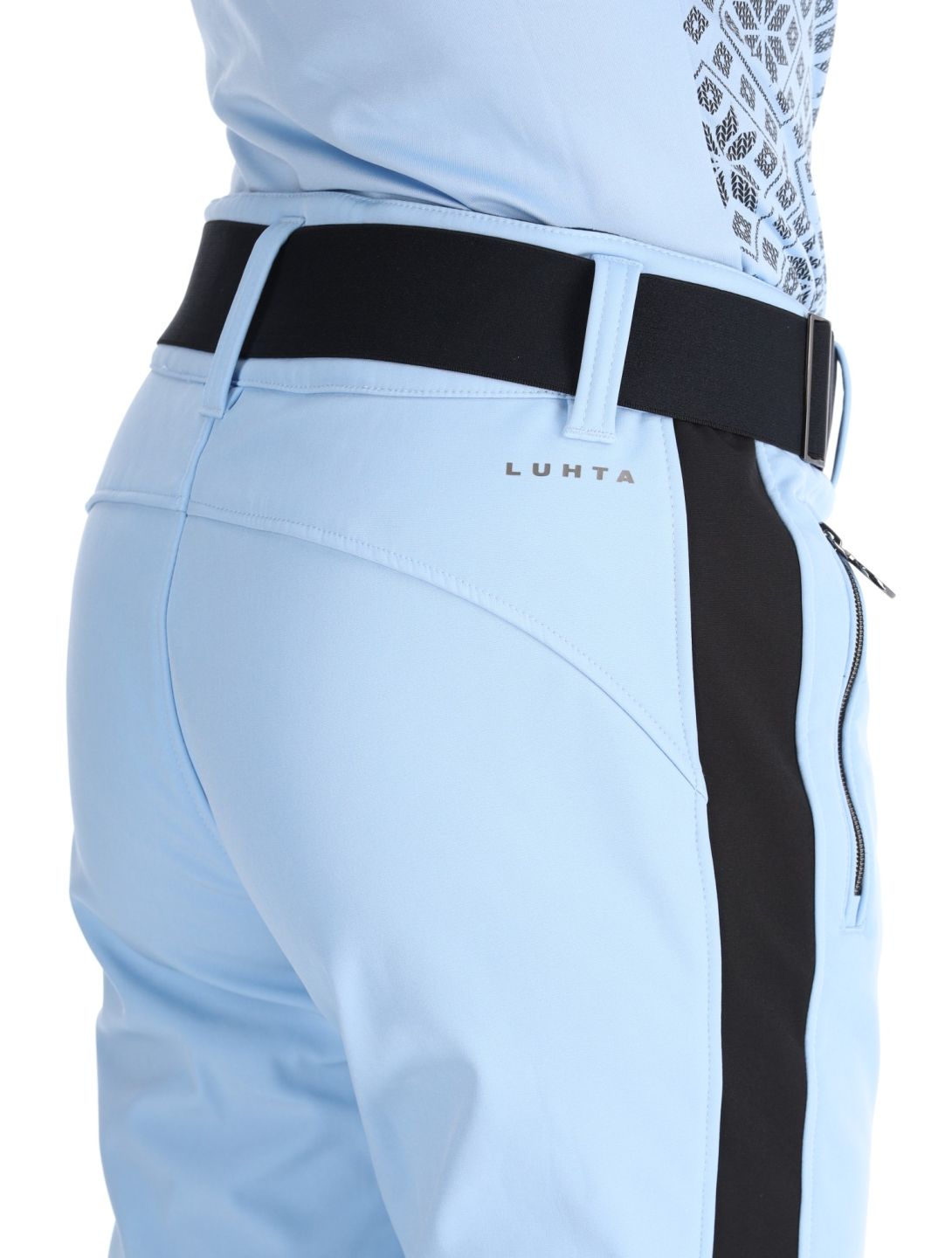 Luhta, Reututunturi Softshell Skihose Damen Light Blue blau 