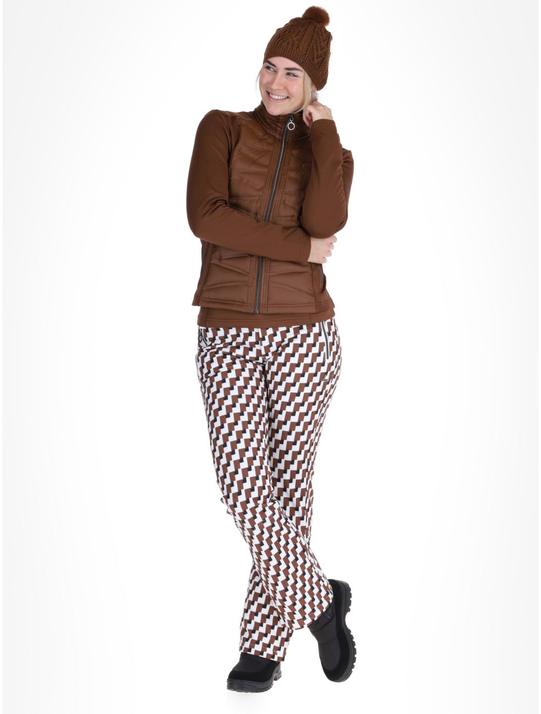 Luhta, Luosu Jacke Damen Chocolat braun 