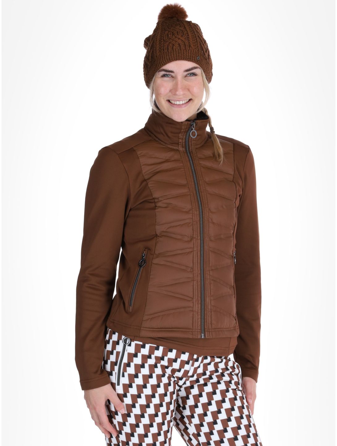 Luhta, Luosu Jacke Damen Chocolat braun 