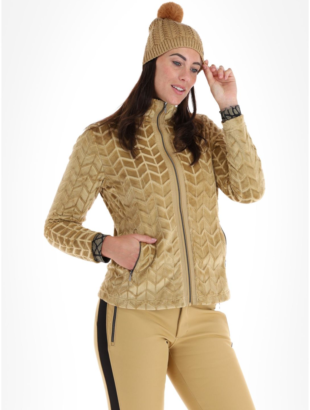 Luhta, Orosoaivi Jacke Damen Cafe Au Lait beige 