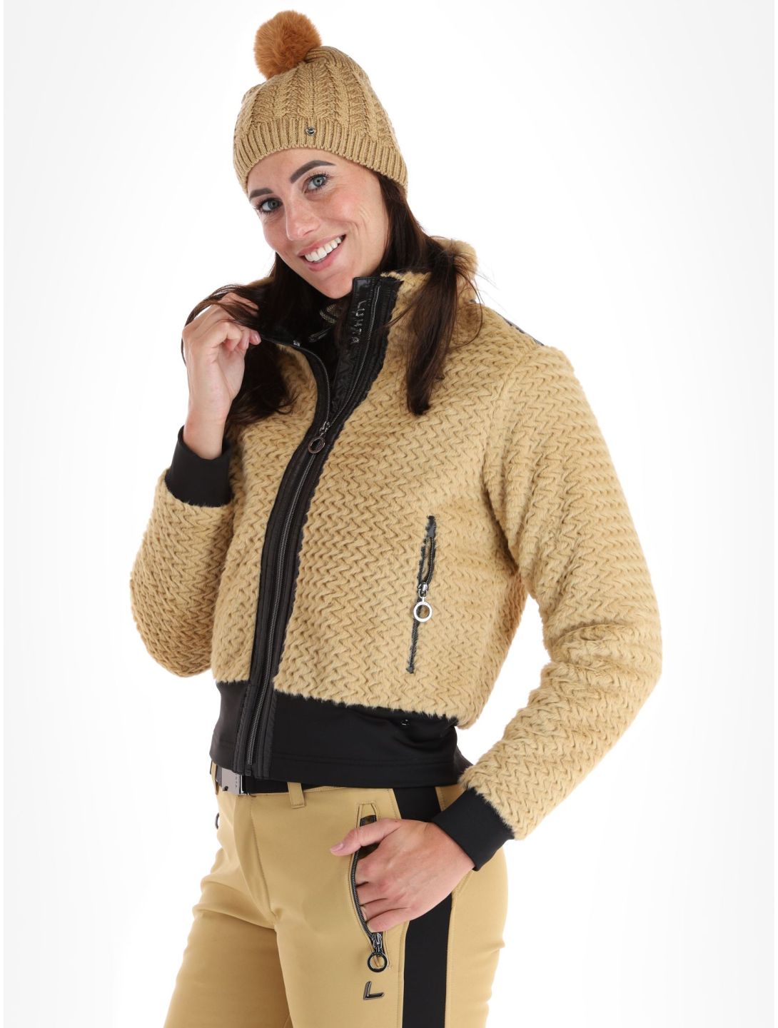 Luhta, Peltotunturi Jacke Damen Cafe Au Lait beige 