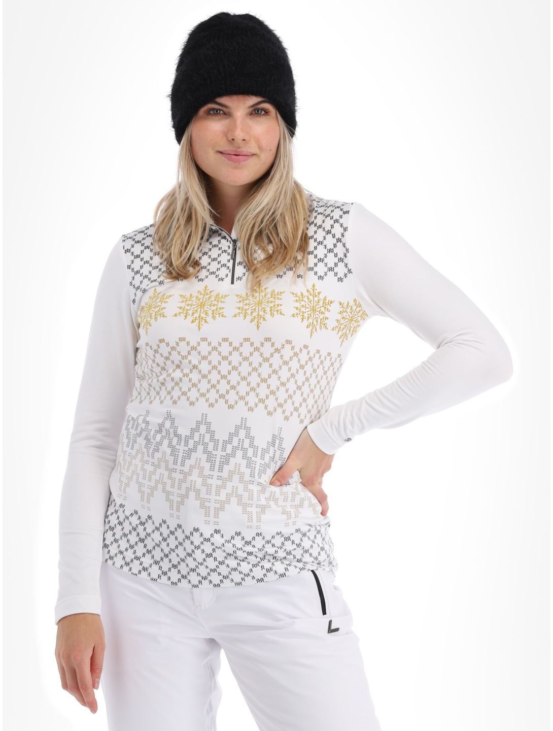 Luhta, Puolakkavaara Pullover Damen Optic White weiß 