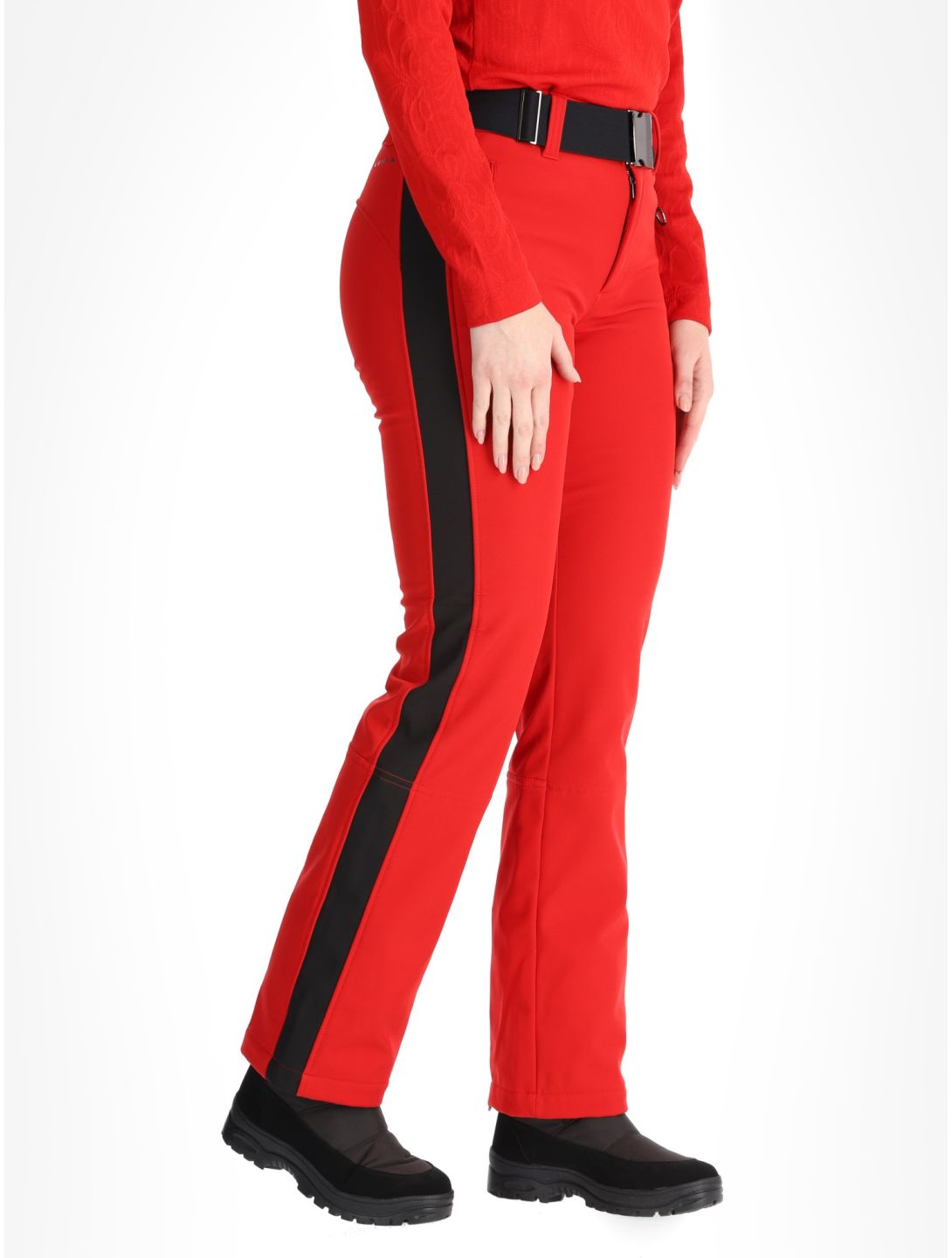 Luhta, Reututunturi Softshell Skihose Damen Cranberry rot 